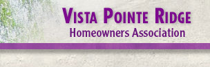 Vista Pointe Ridge Homeowners Association